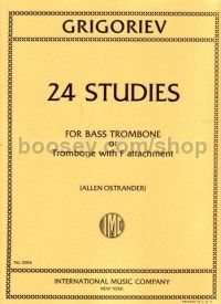24 Studies for Trombone/Bass Trombone