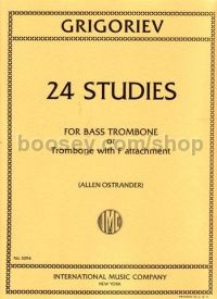 24 Studies for Trombone/Bass Trombone