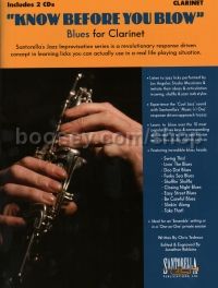 Know Before You Blow Blues - for Clarinet (Bk & CD)