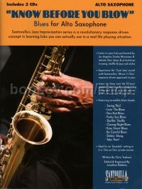 Know Before You Blow Blues - for Alto Sax (Bk & CD)