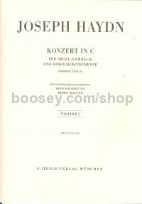 Concerto for Organ in C Major, Hob.XVIII:10 (Violin I Part)