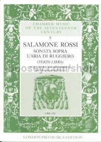Sonata sopra l’Aria di Ruggiero - 2 high instruments & continuo