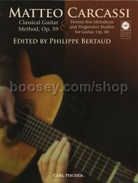 Guitar Method Op 59 & 25 Studies Op 60 (Bk & CD)