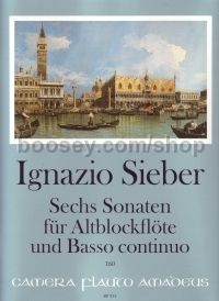 6 Sonatas for Treble Recorder & Basso Continuo