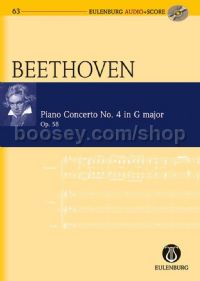 Concerto for Piano No.4 in G Major (Piano & Orchestra) (Study Score & CD)