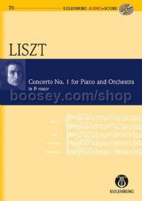 Concerto for Piano No.1 in Eb Major (Piano & Orchestra) (Study Score & CD)