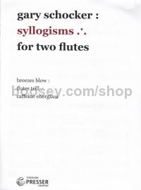 Syllogisms (2 flutes)