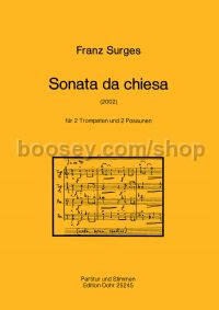Sonata da chiesa - 2 Trumpets & 2 Trombones (score & parts)
