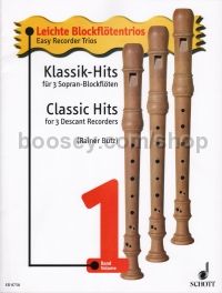 Classic Hits - Easy Recorder Trios vol.1