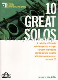 10 Great Solos  - Clarinet (Book & CD)