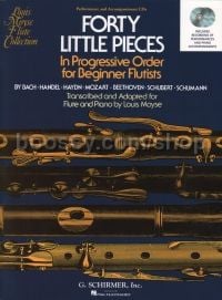 40 Little Pieces For Beginner Flutists (Accompaniment CDs)