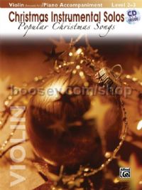 Christmas Instrumental Solos Popular Violin (Book & CD)