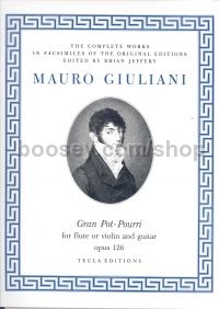 Gran Pot Pourri Op 126 (flute/violin & guitar)