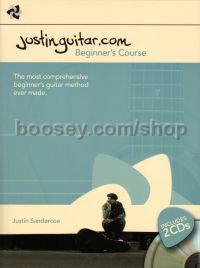 Justinguitar.Com Beginner's Guitar Course  (BK & CDs)