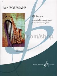Miniatures for alto saxophone & piano