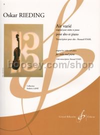 Air varié - arr. for viola & piano