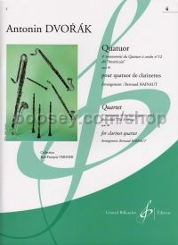 Fourth movement from String Quartet No. 12, op. 96 "American" - arr. for clarinet quartet
