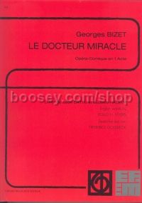 Le Docteur Miracle - Opera Comique (vocal score)