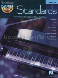 Beginning Piano Solo Play Along 09: Standards (Bk & CD)