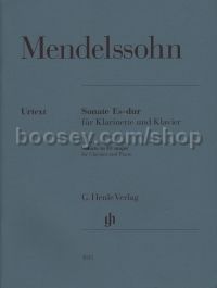 Clarinet Sonata in Eb Major (Clarinet & Piano)