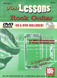 First Lessons Rock Guitar (Bk & CD & DVD)