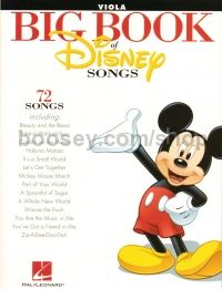 Big Book Of Disney Songs (arr. viola)