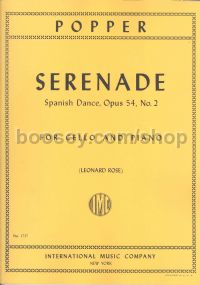 Serenade Op. 54/2 Cello & Piano