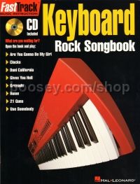 Fast Track Keyboard Rock Songbook (Bk & CD)