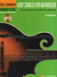 Easy Songs For Mandolin - Hal Leonard Method (Bk & CD)