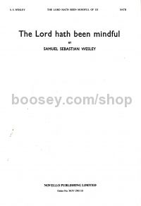 Lord Hath Been Mindful (SATB & Organ)