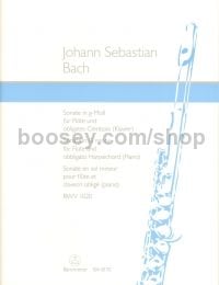 Sonata in G Minor, BWV 1020 for Flute & Piano