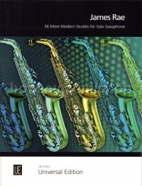 36 More Modern Studies For Solo Saxophone