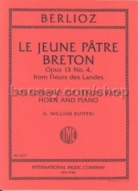 Le Jeune Patre Breton Op 13 no.4 (Tenor Voice, Horn & Piano)