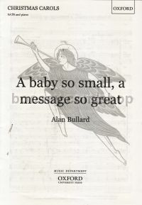 Baby So Small A Message So Great (SATB)