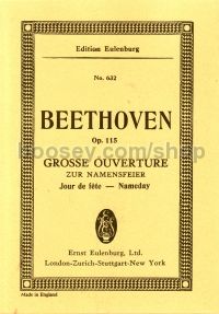 Great Overture in C Major, Op.115 (Orchestra) (Study Score)