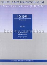 4 Canzoni for bass instrument and continuo