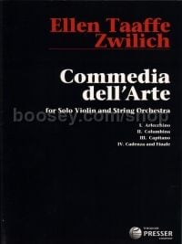 Commedia Dell'Arte for Solo Violin and String Orchestra (study score)