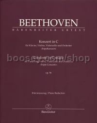 Concerto for Piano, Violin, Cello in C major op. 56 'Triple Concerto' - piano reduction & soli parts