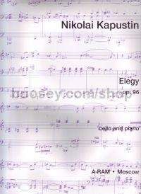 Elegy Op. 96 - cello & piano