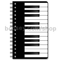 Notebook Set - Stave & Keyboard Spiral Designs
