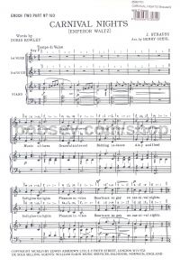 Carnival Nights (Emperor Waltz) - 2-part, piano