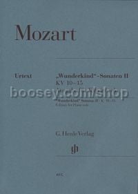 "Wunderkind" Sonatas, Vol.II - K. 10-15 (Piano)
