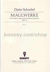 Maulwerke - English Score