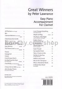 Great Winners for Clarinet (Piano Accompaniment)