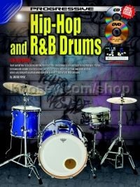 Progressive Hip-Hop and R&B Drums (with CD, DVD)