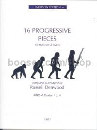16 Progressive Pieces for Bassoon & Piano