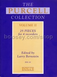 Purcell Collection Vol. II, 25 Pieces - 4 recorders (SATB)
