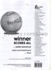 Winner Scores All for Oboe (Piano Accompaniment)