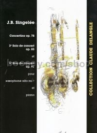 3rd & 5th Solo Concert + concertino Op78 (alto Sax)