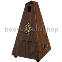 Pyramid Metronome - plastic walnut effect, no bell